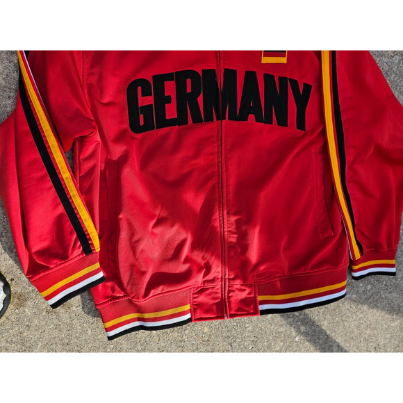 Men’s Germany Soccer Futbol Track Warm Up Jacket XL Flag World Cup Track 5Sun - Picture 3 of 5
